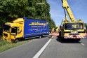 LKW in Boeschung A 3 Rich Frankfurt Hoehe Roesrath Lohmar P195